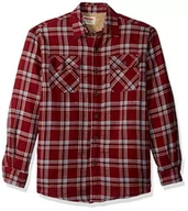 Koszule męskie - Wrangler Authentics Męska koszula z długim rękawem z podszewką Sherpa flanelowa koszula guzik, Grant, S - miniaturka - grafika 1