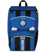 Plecaki - Seven Inter Plecak piłkarski z podwójną wysuwaną komorą, niebieski, maksi pojemność, wstępnie uformowane oparcie, dziecko, elementarny, Niebieska, Taglia unica, Casual - miniaturka - grafika 1