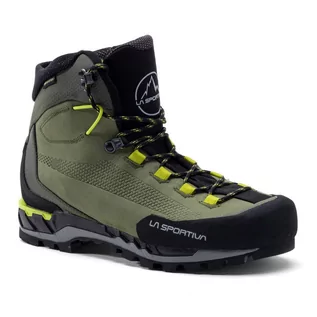 Buty trekkingowe męskie - La Sportiva Trango Tech Leather GTX Buty Mężczyźni, oliwkowy/czarny EU 42 2022 Trapery turystyczne 21S725712-42 - grafika 1