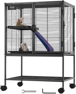 Metalowa Klatka dla Małych Zwierząt 86 cm - Klatki dla gryzoni - miniaturka - grafika 1