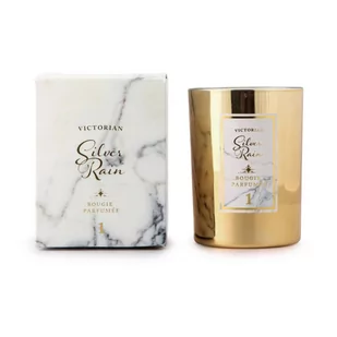 Victorian Victorian Świeca zapachowa Victorian Silver Rain roślinność liściasta i cyklamen do 45 godzin śred 8 x 10,5 cm VI-5392402502 - Świece - miniaturka - grafika 1
