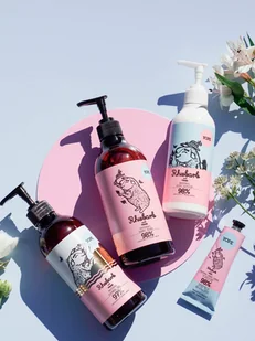 YOPE Botanical Body Lotion Rhubarb and Rose 300 ml - Balsamy i kremy do ciała - miniaturka - grafika 2