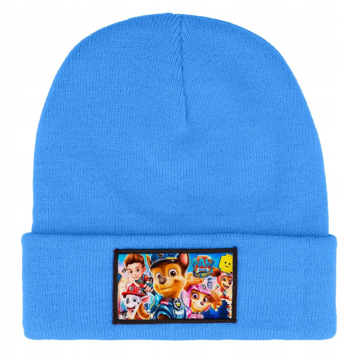 CZAPKA BEANIE ZIMOWA CIEPŁA NIEBIESKA DLA DZIECI Z MOTYWEM ZUMA MIX WZORÓW