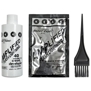 Manic Panic Amplified Flash Lightning bielenia Kit 1001501 - Farby do włosów i szampony koloryzujące - miniaturka - grafika 2