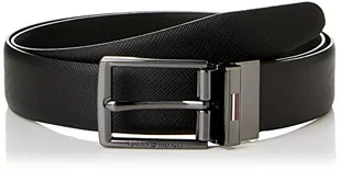 Tommy Hilfiger Męski pasek Business 3,5 REV, czarny/czarny, 80, Czarny/czarny - Paski - miniaturka - grafika 1