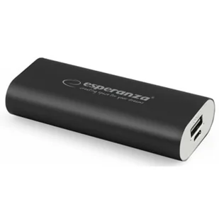 Esperanza Hadron 4400mAh Czarny EMP105K - Powerbanki - miniaturka - grafika 1