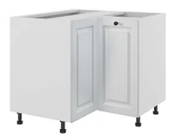 Meble kuchenne - Bristol Szafka Dolna Narożna Dnw-90 Biały Mat - miniaturka - grafika 1