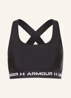 Biustonosze - Under Armour Biustonosz Sportowy Armour® Mid Crossback schwarz - miniaturka - grafika 1