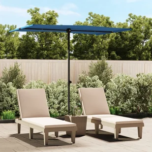 Parasol ogrodowy na aluminiowym słupku, 2x1,5 m, niebieski - Parasole ogrodowe - miniaturka - grafika 1