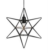 Oświetlenie świąteczne - Markslojd Gwiazda dContour jako wisząca lampa, czarna - miniaturka - grafika 1