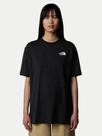 Koszulki i topy damskie - The North Face T-Shirt Simple Dome NF0A87NQ Czarny Oversize - miniaturka - grafika 1