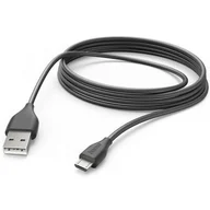 Kable - Kabel micro USB HAMA Data 3M Czarny 201588 - miniaturka - grafika 1