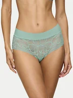 Majtki damskie - Triumph Bokserki Illusion 10219748 Zielony - miniaturka - grafika 1