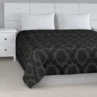 Narzuty - Dekoria Narzuta pikowana w pasy czarny szer.260 × dł.210 cm Damasco 500-613-32 - miniaturka - grafika 1