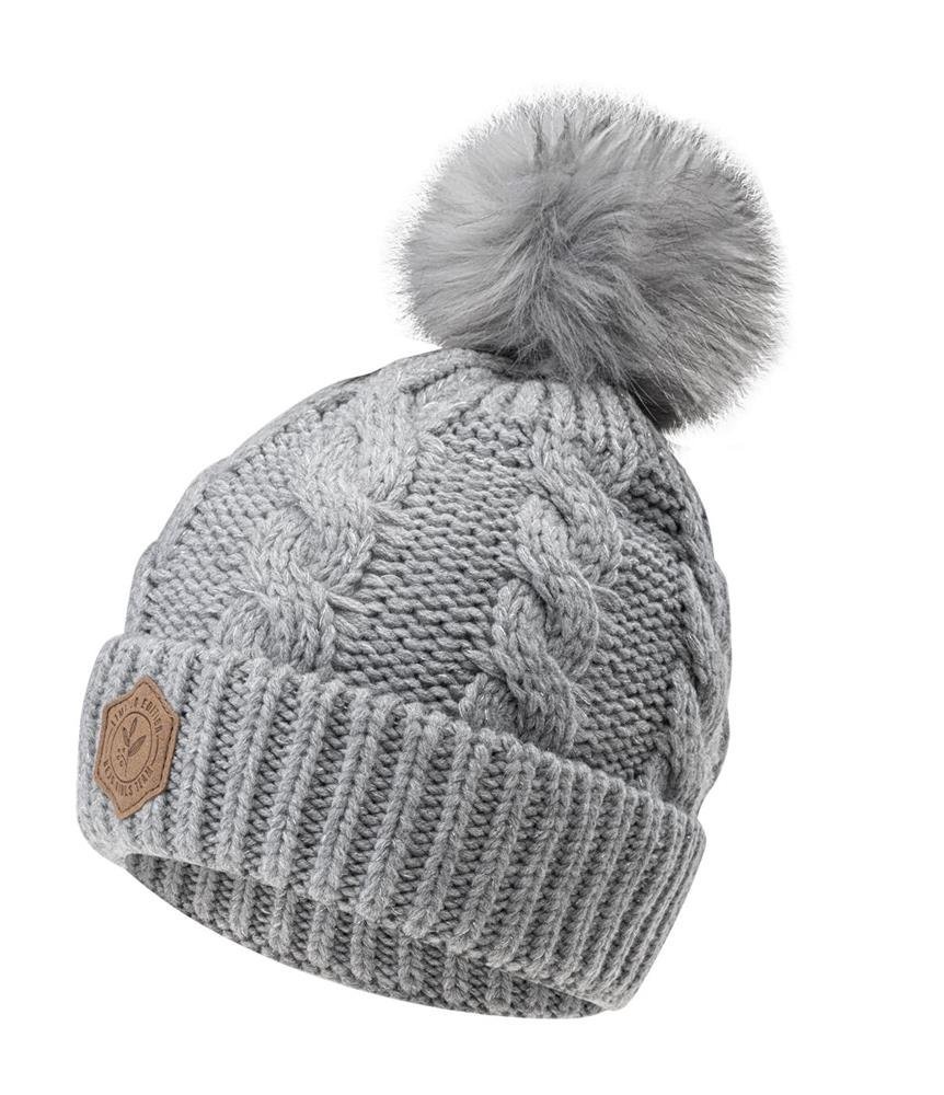 Czapka zimowa dziecięca Bejo Cindy jrg szara