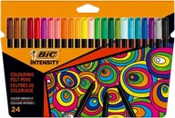 Przybory szkolne - BIC INTENSITY UP PISAKI MAZAKI FLAMASTRY SZKOLNE PLASTYCZNE x24 - miniaturka - grafika 1
