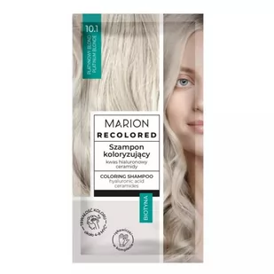 Marion Recolored szampon koloryzujący 10.1 Platynowy Blond 35ml - Szampony do włosów - miniaturka - grafika 1
