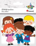 Zabawki kreatywne - Naklejki piankowe dzieci mix 6szt - miniaturka - grafika 1