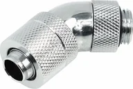 Chłodzenie wodne - Alphacool Alphacool HF Anschluss 45 Grad G1/4 Zoll AG auf 13/10mm - drehbar, chrome silber 62411 - miniaturka - grafika 1