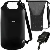 Worki na buty - Trizand Worek wodoszczelny 10L czarny 23565 - miniaturka - grafika 1