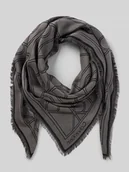 Apaszki i szaliki damskie - Szal z nadrukiem z logo - miniaturka - grafika 1