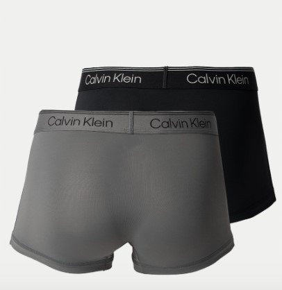 CALVIN KLEIN BOKSERKI MĘSKIE 2 PACK Z LOGO S W_B TIA
