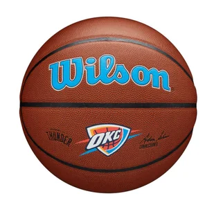 Piłka do koszykówki Wilson Team Alliance Oklahoma City Thunder Ball rozmiar 7 - Koszykówka - miniaturka - grafika 1