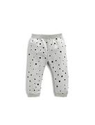 Bluzy dla chłopców - Koton Spodnie dresowe z nadrukiem Baby Girl Elastic Waistband, Szary wzór (0d2), 12-18 Miesiące - miniaturka - grafika 1