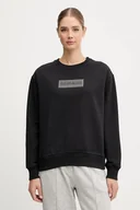 Bluzy damskie - Napapijri bluza B-Box damska kolor czarny z nadrukiem NP0A4HYR0411 - miniaturka - grafika 1