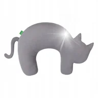 Poduszki do karmienia - PODUSZKA DO KARMIENIA piersią Meow Velvet Grey - miniaturka - grafika 1
