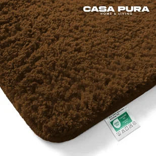 Dywanik kąpielowy Sky extra fluffy wiele kolorów i rozmiarów Earth Brown średnica 95 cm - Dywaniki łazienkowe - miniaturka - grafika 1