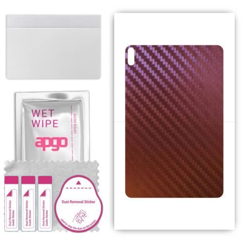 folia naklejka skórka strukturalna na TYŁ do Huawei MatePad 10.4 - Carbon Kameleon CAKA5 - apgo SKINS