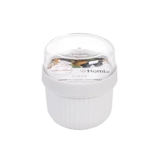 Pojemnik LOENE na jogurt szary 0,45l + 0,2l HOMLA - Pojemniki kuchenne - miniaturka - grafika 1