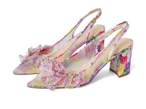 Betsey Johnson petra damskie czółenka, Błyszczące kwiaty, 41 EU