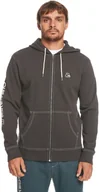 Bluzy męskie - bluza męska QUIKSILVER THE ORIGINAL ZIP HOOD Black - KVJ0 - miniaturka - grafika 1