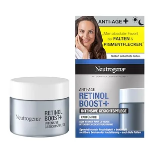 Neutrogena Retinol Boost+ intensywna pielęgnacja twarzy (50 ml), bezzapachowy krem nawilżający i antystarzeniowy krem do twarzy dla gładszej, młodszej skóry - Kremy do twarzy - miniaturka - grafika 1