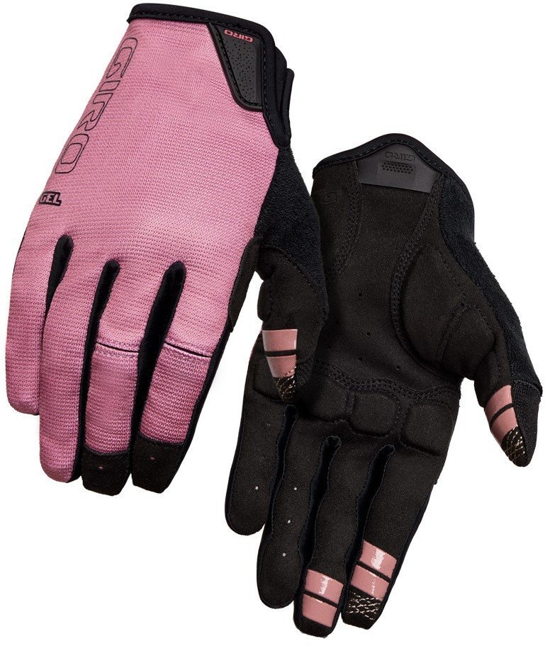 Rękawiczki damskie GIRO LA DND GEL długi palec desert rose roz. L obwód dłoni 229-248 mm / dł. dłoni 189-199 mm NEW 2025