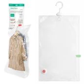 Pokrowce na ubrania - WISZĄCE worki próżniowe z WIESZAKIEM 60 x 90 NA KURTKI PŁASZCZE SZCZELNE - miniaturka - grafika 1