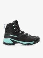 Buty trekkingowe damskie - Buty trekkingowe damskie Mammut Sapuen High GTX - black/dark frosty - miniaturka - grafika 1