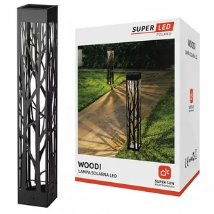 Lampa solarna LED ogrodowa POCHODNIA PŁOMIEŃ wbijana Ażurowa SuperLED - Lampy ogrodowe - miniaturka - grafika 1