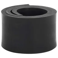 Zamiatarki - vidaXL Gumowa krawędź do pługa śnieżnego czarna 120x10x1 cm - miniaturka - grafika 1
