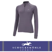 Koszulki jeździeckie - Schockemohle Bluzka damska WINTER PAGE.SP Style AW25 - dark grey - miniaturka - grafika 1