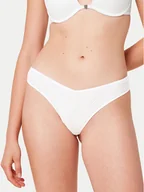 Majtki damskie - Triumph Stringi Harmony Spotlight 10217381 Biały - miniaturka - grafika 1