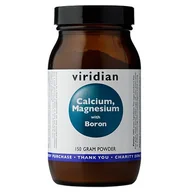 Witaminy i minerały - Viridian Wapń magnez i bor Calcium magnesium with bor 150g - miniaturka - grafika 1