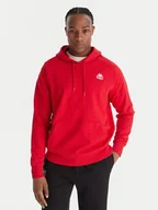 Bluzy męskie - Kappa Bluza Authentic 321W7GW Czerwony Regular Fit - miniaturka - grafika 1