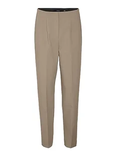 VERO MODA Spodnie damskie VMSANDY HR Tapered Pant NOOS, silver mink, (M) W / 30L - Spodnie damskie - miniaturka - grafika 1