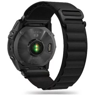 Pasek TECH-PROTECT Nylon Pro do Garmin Fenix 3/5X/3HR/5X Plus/6X /6X Pro/7X (51 mm) Czarny - Akcesoria do smartwatchy - miniaturka - grafika 1
