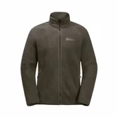 Bluzy męskie - Męska bluza polarowa Jack Wolfskin WALDSTEIG FZ M cold coffee/cold coffee - S - miniaturka - grafika 1