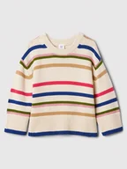 Bluzy i sweterki niemowlęce - GAP Sweter w kolorze kremowym - miniaturka - grafika 1