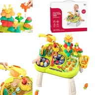 Maty edukacyjne - COIL Stolik edukacyjny interaktywny stoliczek sensoryczny dla dzieci - miniaturka - grafika 1